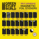 Green Stuff : Feuille Caoutchouc Ferreux AUTO ADHESIF (1pcs)