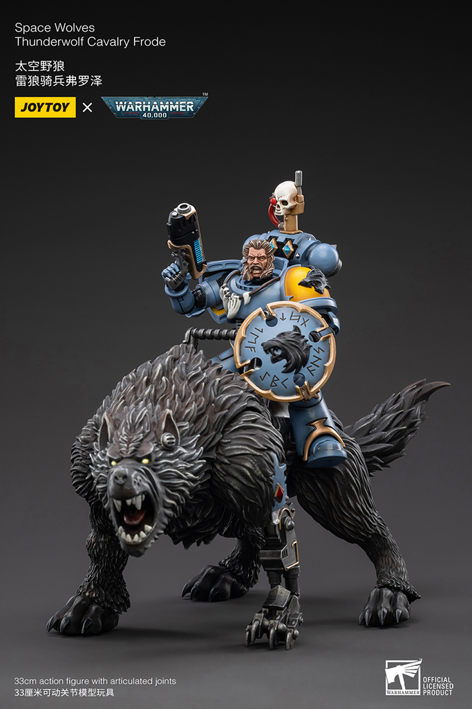 JOYTOY : Space Wolves - Thunderwolf Cavalry Frode │ Warhammer 40.000