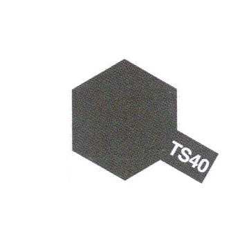 Tamiya : TS40 - Noir Métal Brillant │ Spray 100ml