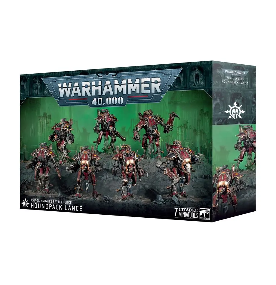 Chaos Knights : Houndpack Lance Battleforce │ Warhammer 40.000