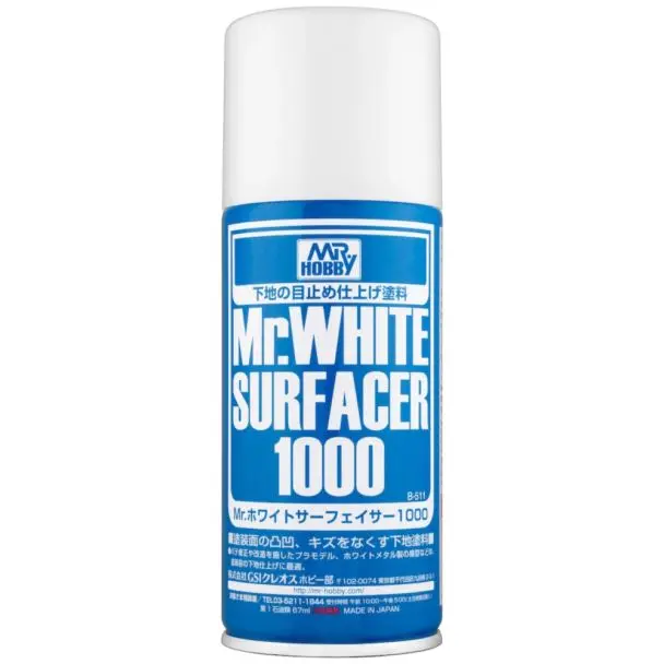 Tamiya : Spray Apprêt blanc Surfacer 1000 │67ml 