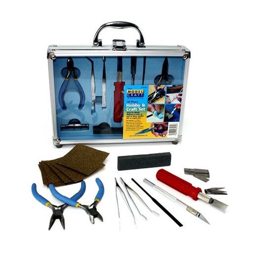 [MCF PTK1018] Model Craft : Set D'outils (18pcs)