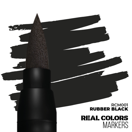 [AK RCM001] Ak : RCM001 - Rubber Black │ Real Colors Markers 