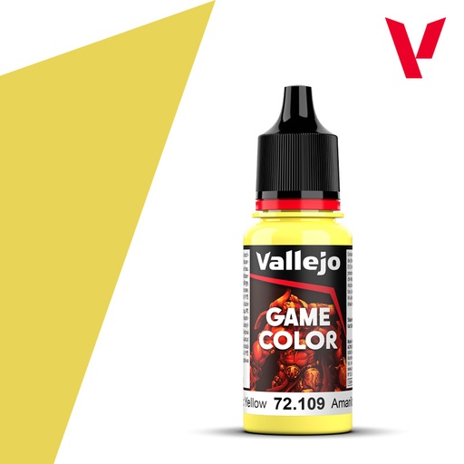 [VAL 72.109] Vallejo : 72109 - Toxic Yellow (18ml) │ Game Color