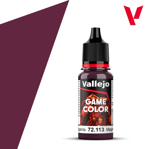 [VAL 72.113] Vallejo : 72113 - Deep Magenta (18ml) │ Game Color