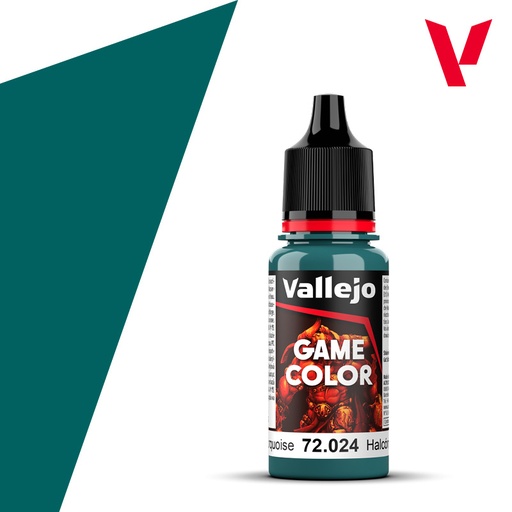 [VAL 72.024] Vallejo : 72024 - Turquoise (18ml) │ Game Color