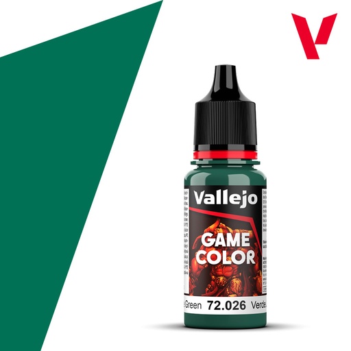[VAL 72.026] Vallejo : 72026 - Jade Green (18ml) │ Game Color