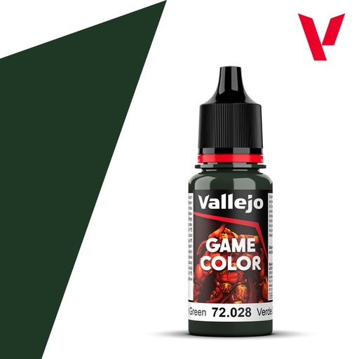 [VAL 72.028] Vallejo : 72028 - Dark Green (18ml) │ Game Color