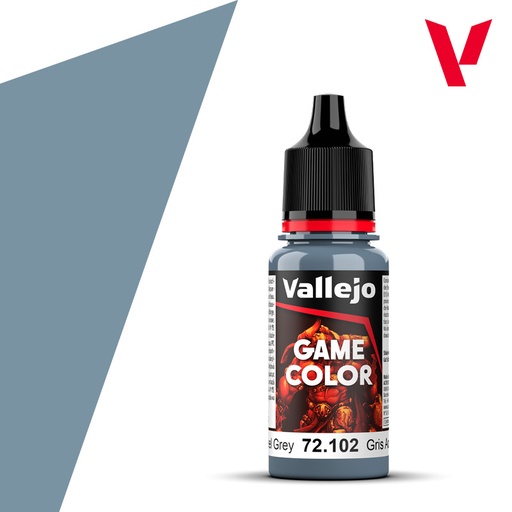 [VAL 72.102] Vallejo : 72102 - Steel Grey (18ml) │ Game Color
