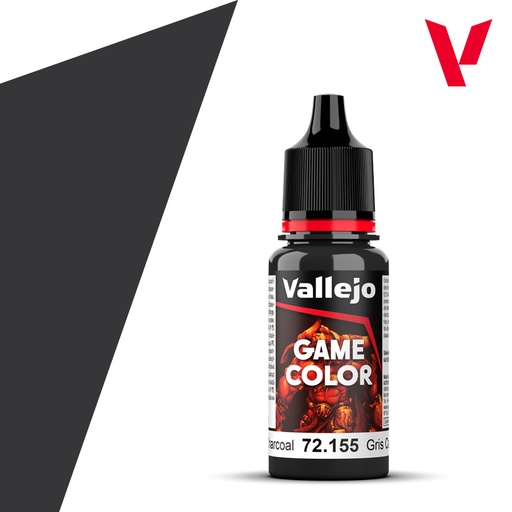 [VAL 72.155] Vallejo : 72155 - Charcoal (18ml) │ Game Color