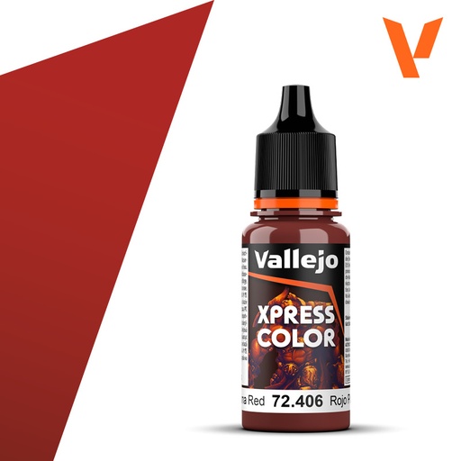 [VAL 72.406] Vallejo : 72406 - Plasma Red (18ml) │ Game Color - Xpress Color