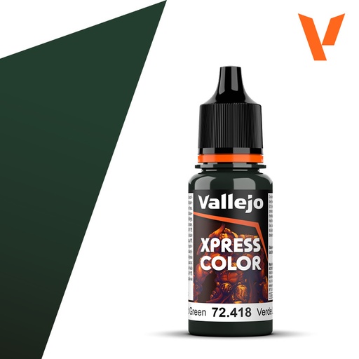 [VAL 72.418] Vallejo : 72418 - Lizard Green (18ml) │ Game Color - Xpress Color