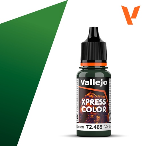 [VAL 72.465] Vallejo : 72465 - Forest Green (18ml) │ Game Color - Xpress Color