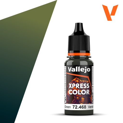 [VAL 72.468] Vallejo : 72468 - Commando Green (18ml) │ Game Color - Xpress Color