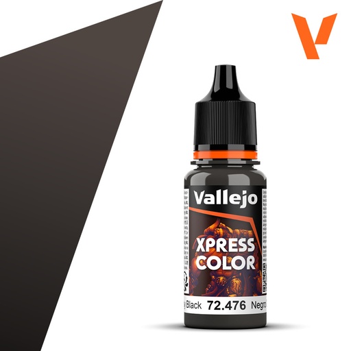 [VAL 72.476] Vallejo : 72476 - Greasy Black (18ml) │ Game Color - Xpress Color
