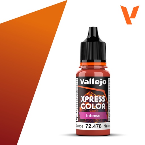 [VAL 72.478] Vallejo : 72478 - Phoenix Orange (18ml) │ Game Color - Xpress Color Intense