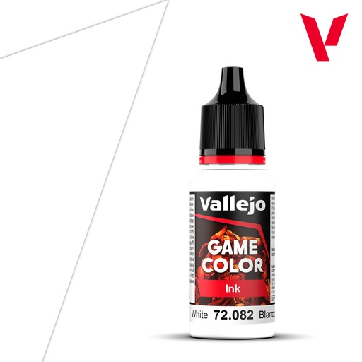 [VAL 72.082] Vallejo : 72082 - White (18ml) │ Game Color - Ink