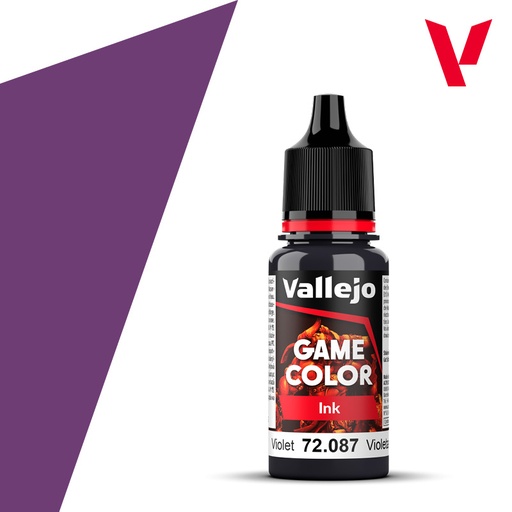 [VAL 72.087] Vallejo : 72087 - Violet (18ml) │ Game Color - Ink