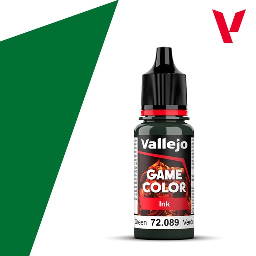 [VAL 72.089] Vallejo : 72089 - Green  (18ml) │ Game Color - Ink