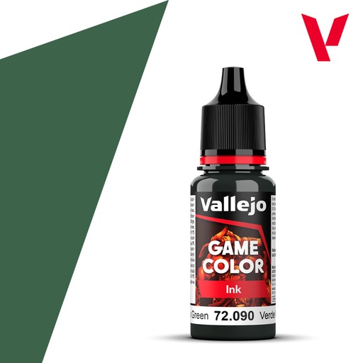 [VAL 72.090] Vallejo : 72090 - Black Green  (18ml) │ Game Color - Ink