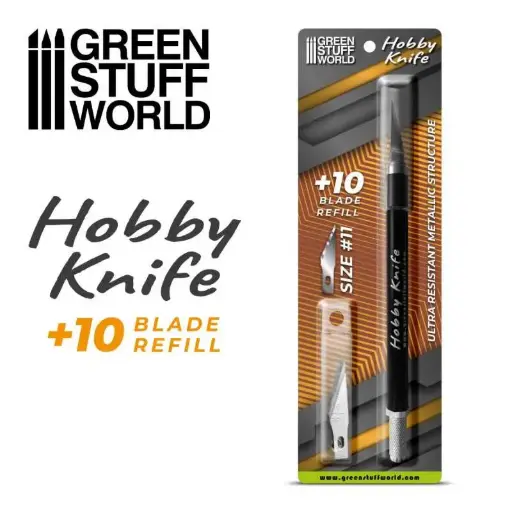 [GSW 11026] Green Stuff : Couteau de Modelisme avec lames de rechange