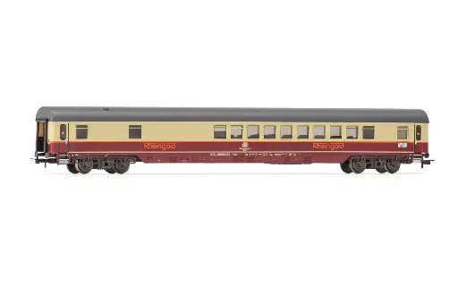 [RIA HR4395] Rivarossi : Transporteur de voitures DDm 916 livrée verte │ Époque VI - DB 