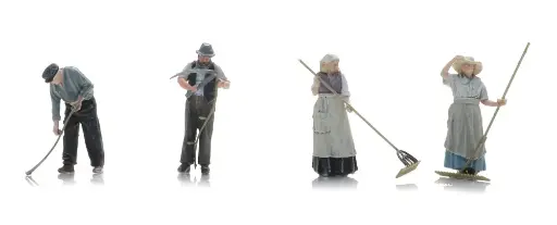 [ATE 5870073] Artitec : Faucheurs avec faux 4 figurines
