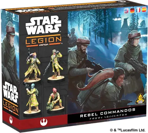 [AMG SWQ16ML] Star Wars LEGION : Rebel Commandos (Resculpt) [Multi-Langue]