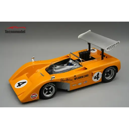 [TEN TM18-330A] Tecnomodel : McLaren M8B CAN-AM 1969 Watkins Gien Car │ No.4 Winner - Bruce McLaren 