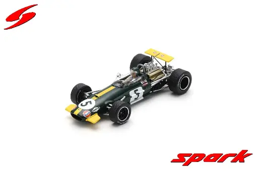 [SPK S8312] Spark : Brabham BT26 │ No.5 3rd German GP 1968 Jochen Rindt