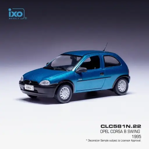 [IXM CLC581] Ixo Models : Opel Corsa B Swing │ 1995 - Bleu 