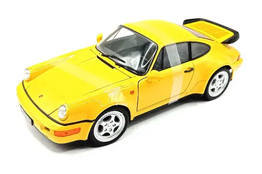 [WEL 18026J] Welly : Porsche 911 Turbo │ Jaune 